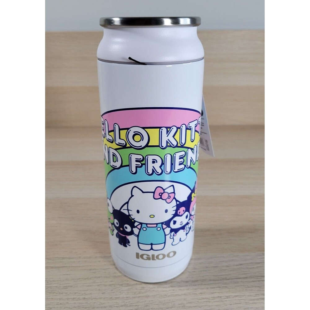 Igloo X Hello Kitty and Friends Stainless Steel 16 Oz Can Twist Top Tumbler NEW